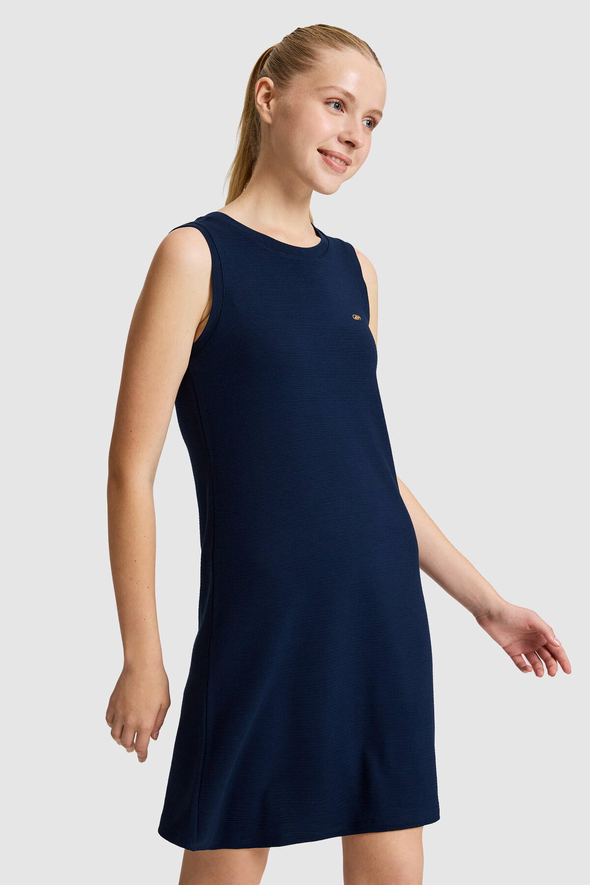 U.S. Polo Assn. Kadın Lacivert Örme Elbise 50321805-VR033 görsel 4