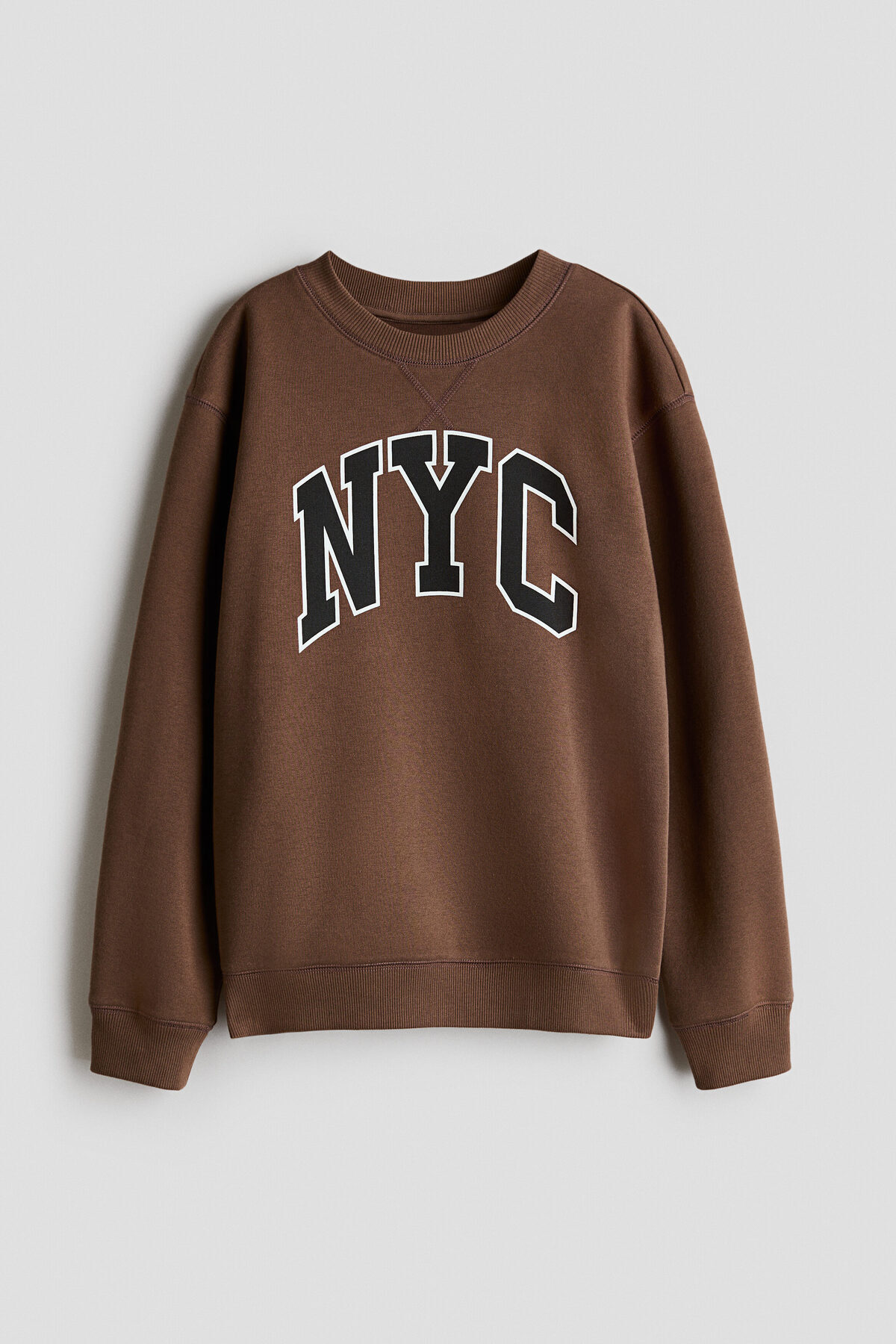 سویشرت طرح‌دار و آستردار پشمی اچ اند ام سویشرت H&M