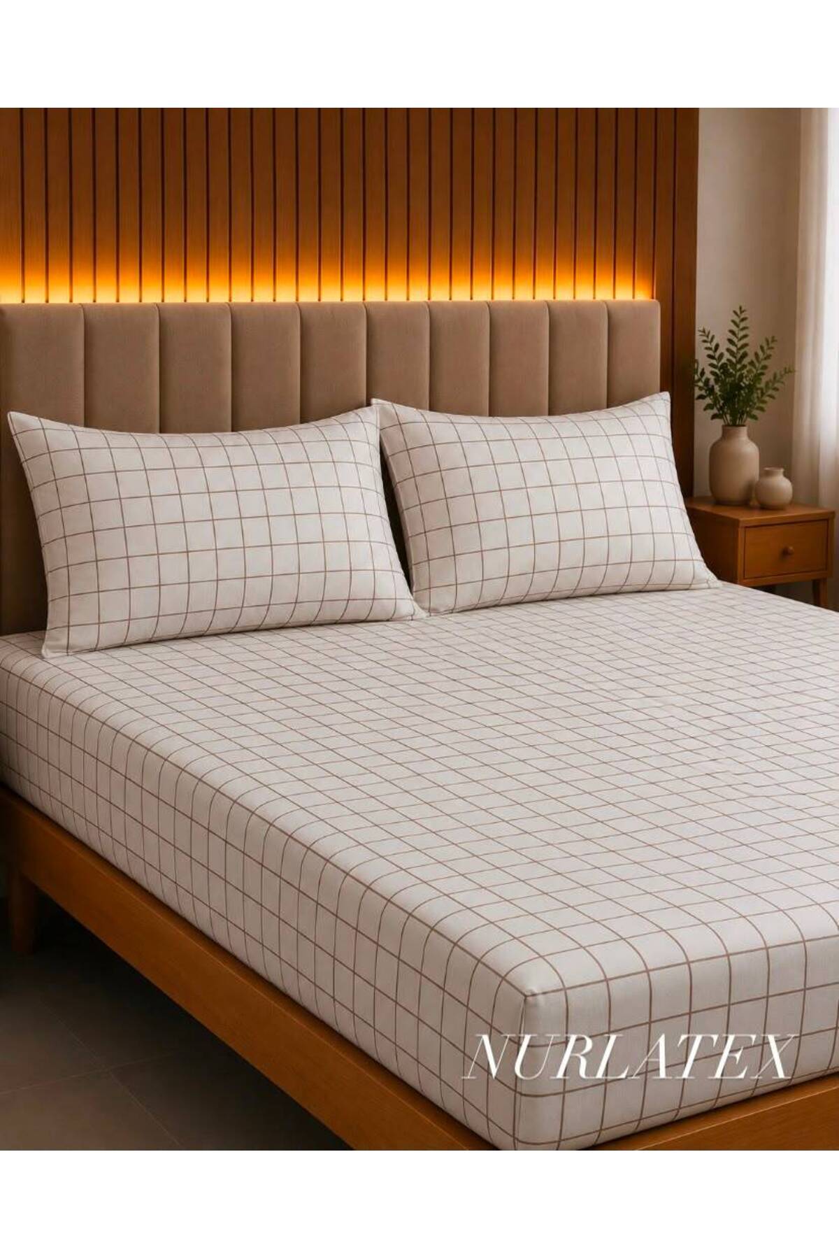 Oversized Elastic Bed Sheet Set - 180 x 200 - Double