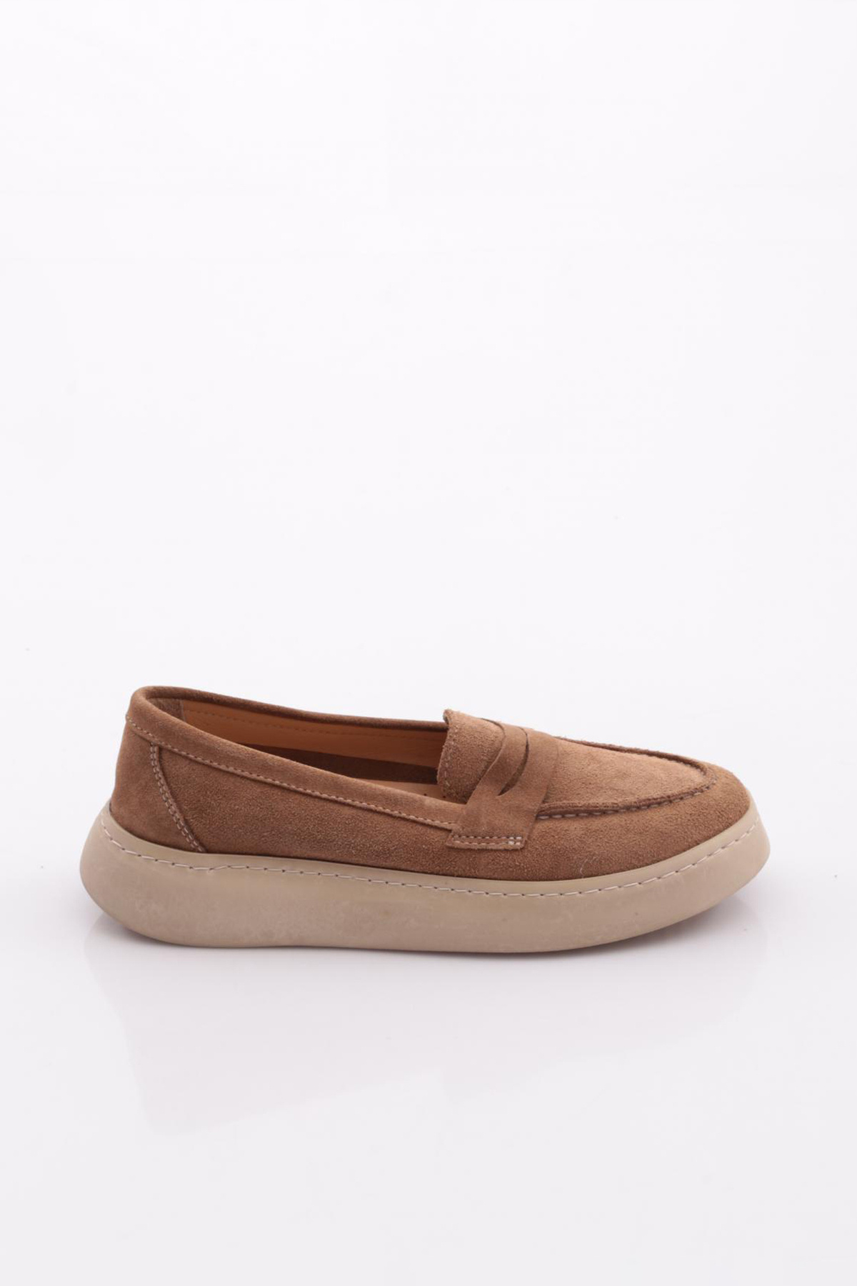 DGN 405-E Kadın Kalın Taban Loafer Ayakkabı