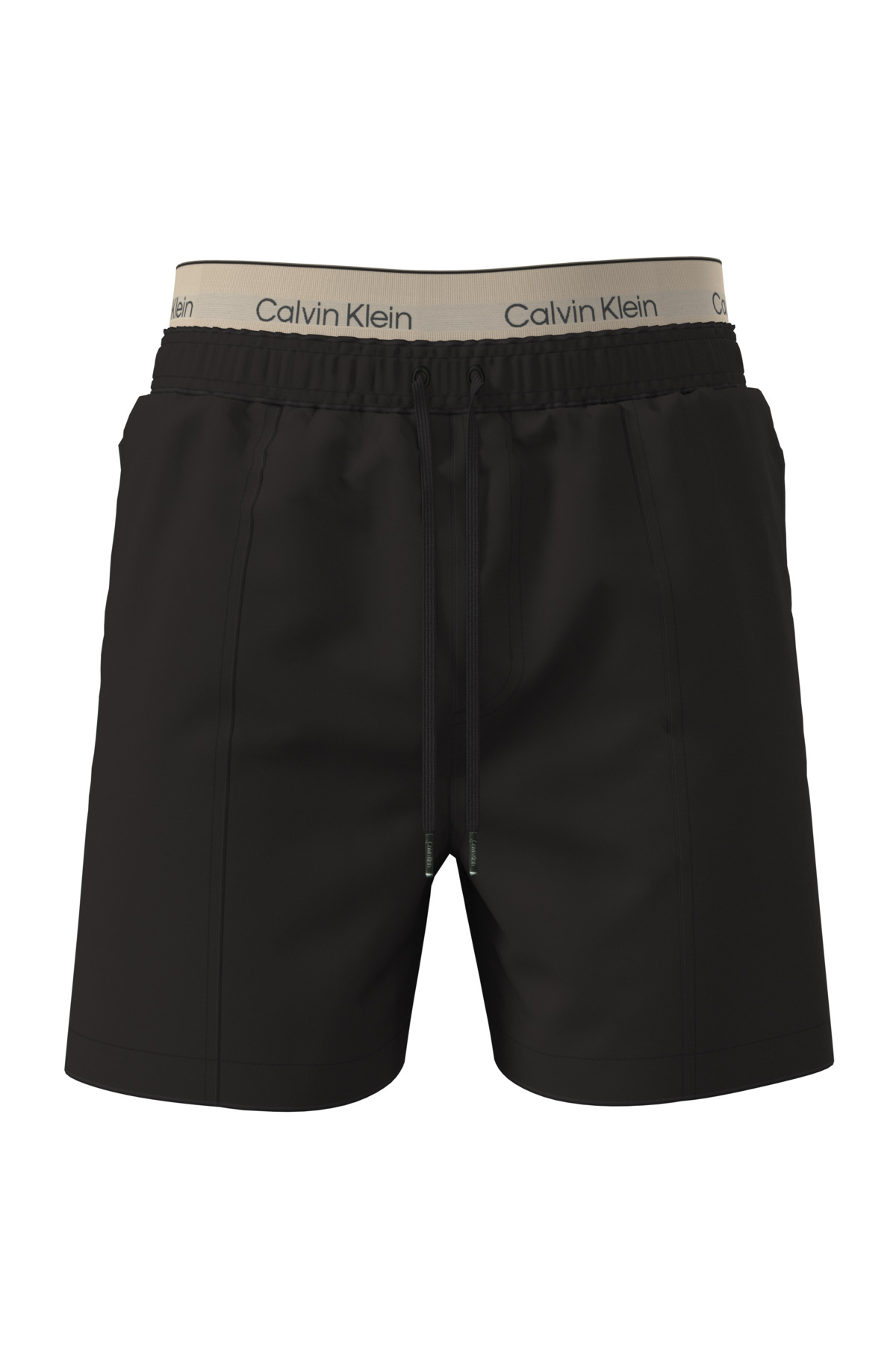 Calvin Klein Medium Drawstring Black Men's Swim Shorts
