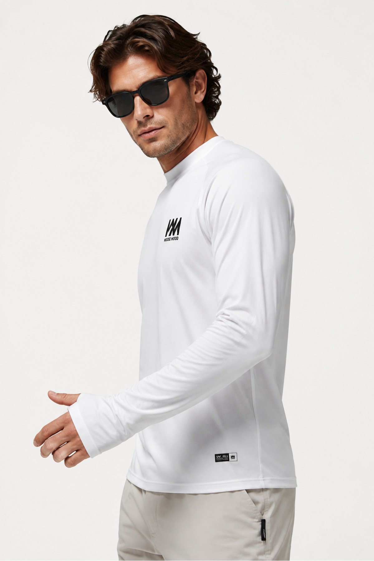 Moose Mood Peak Pro Series Trekking Tırmanış Yürüyüş Sörf Yelken Motosiklet UV 50+ Korumalı Esnek T-Shirt görsel 5