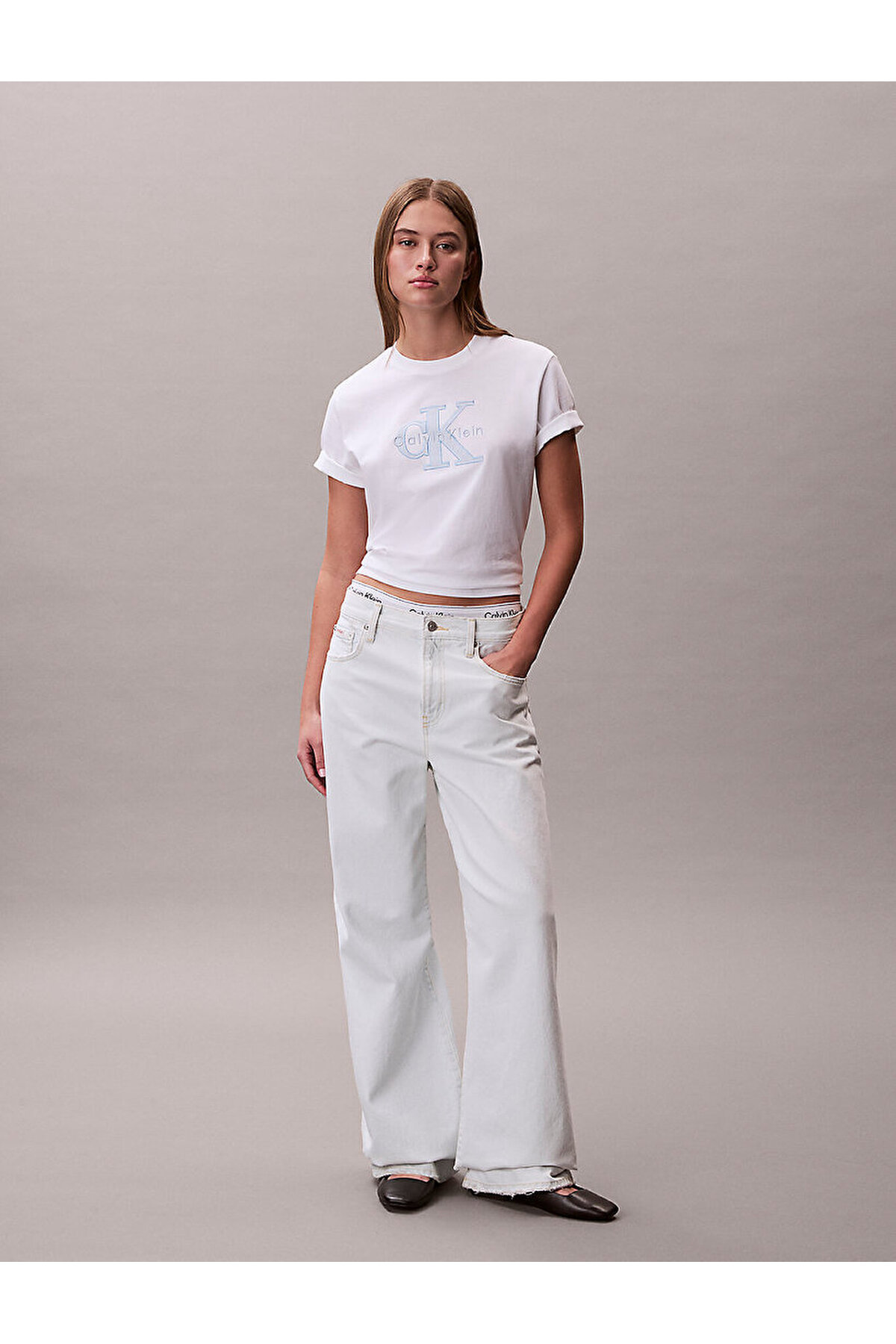 تیشرتزنانهCalvin Kleinسفید