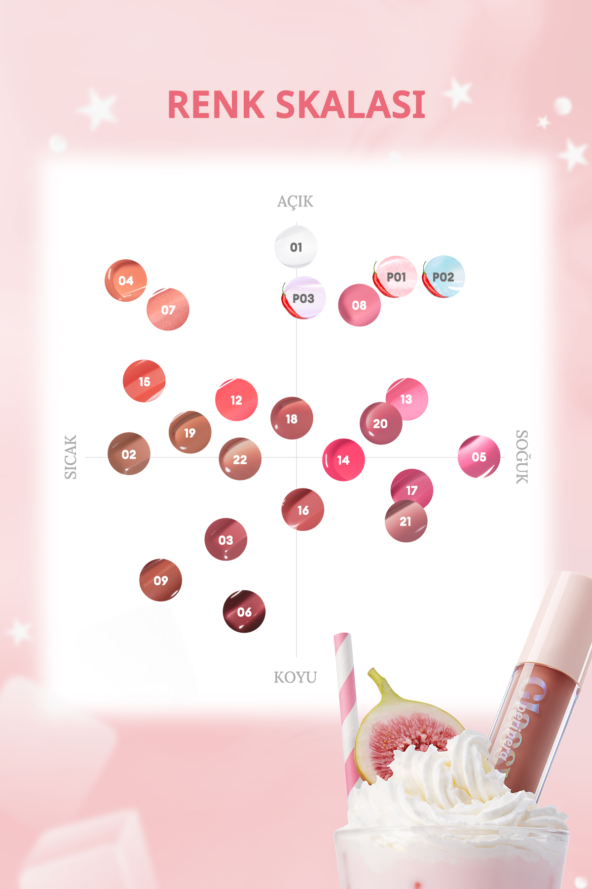 Dudaklara Dolgun ve Işıltılı Görünüm Sunan Gloss Ink Glasting Lip Gloss (21 Nude Grape) — بنفش 5568 — تصویر 5 از 9
