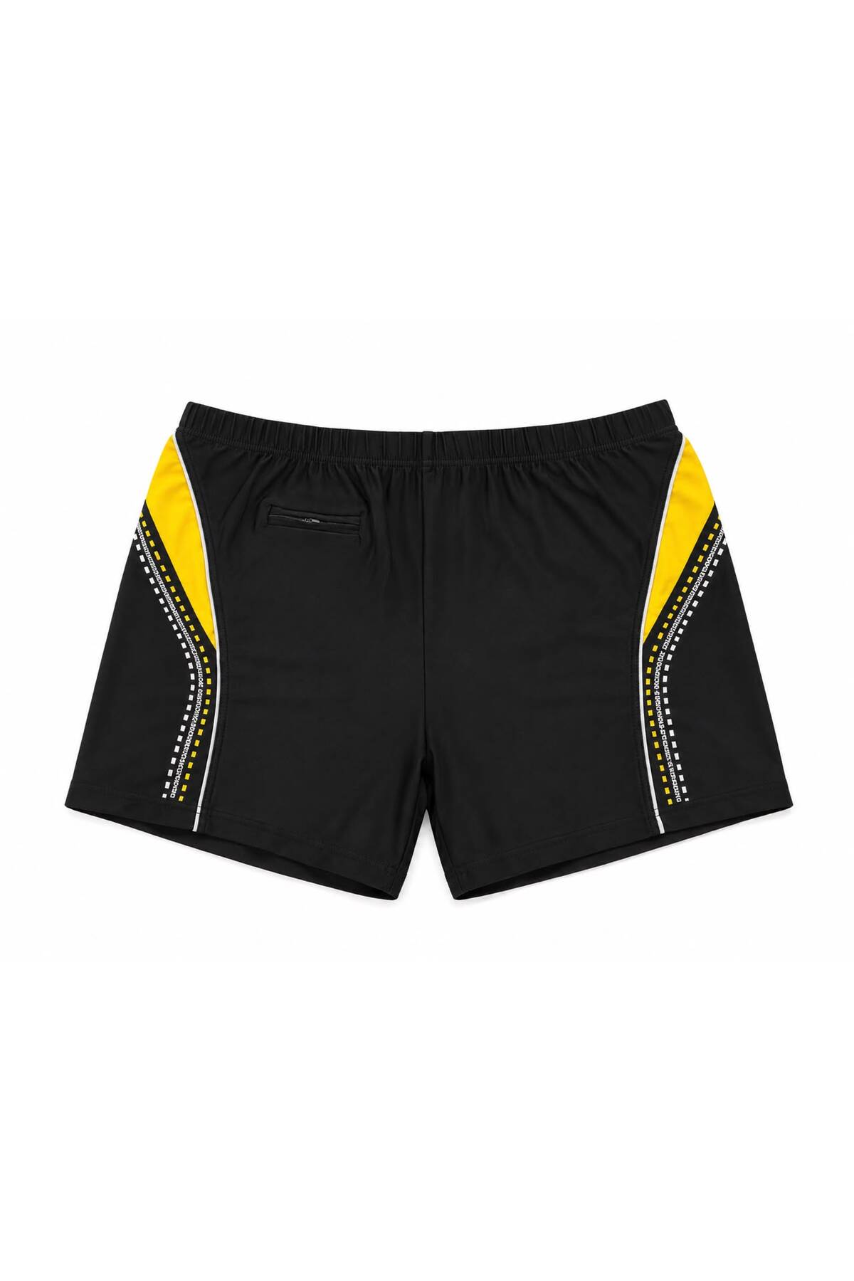 FEATHERLAND Men’s Swim Shorts with Elastic Waistband, Adjustable Drawstring and Zipper Pocket – Beach, Pool and Water Sports Wear