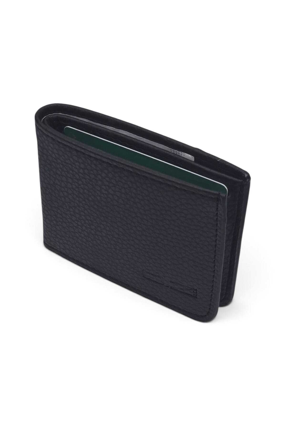 OZBLCK 6044 Erkek Kartlık Cüzdan Pörtföyü Minimal Tasarım görsel 4