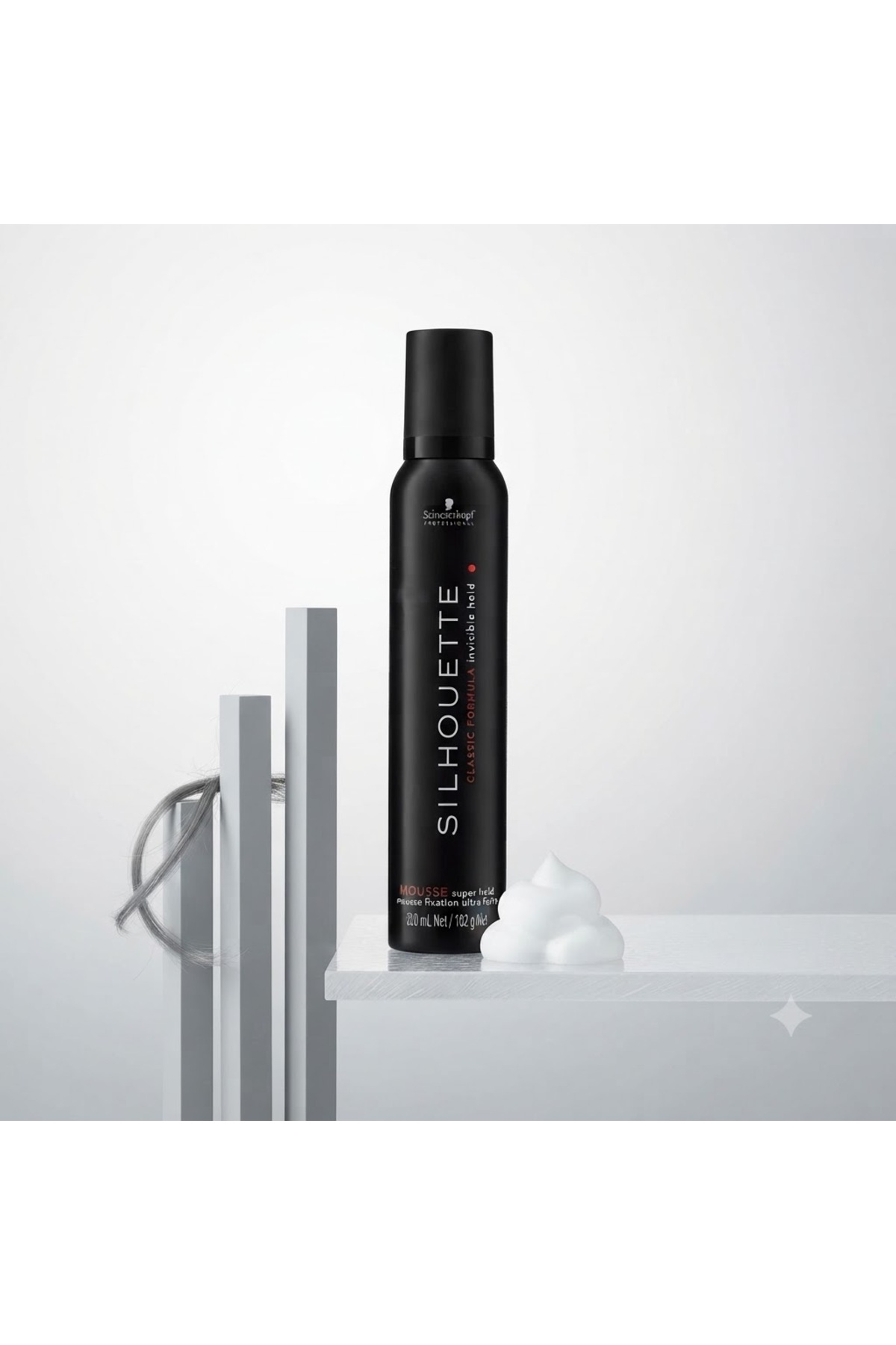 schwarzkopf professional Mousse Super Hold Saç Köpüğü - Fixation Ultra Forte Süper Güçlü Tutucu & Bukle Belirginleştirici 200 ml — MSH-KOPUK-V2-9482X