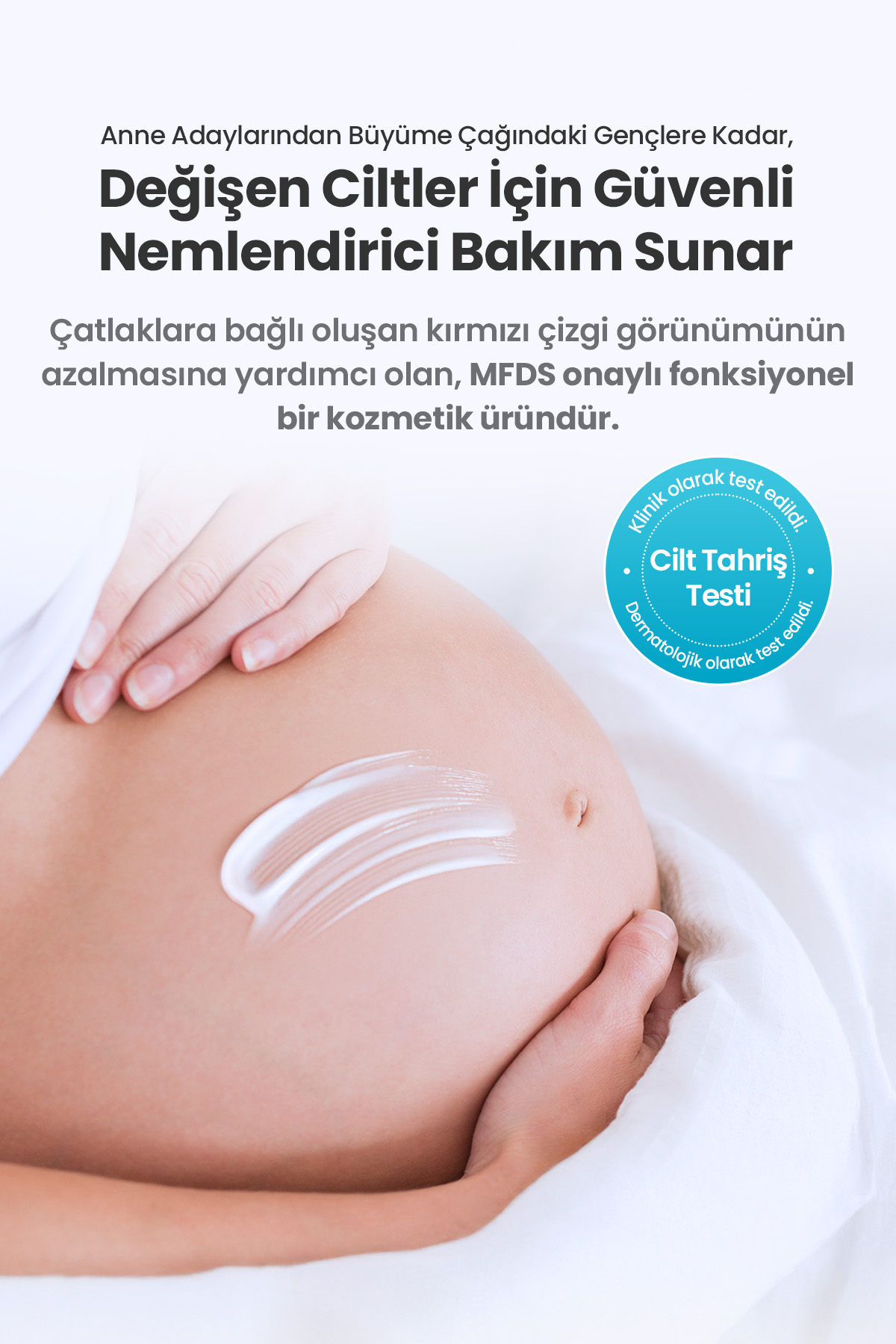 Cilt Çatlaklarına Karşı Bakım Sunan Nemlendirici Krem DERMA:B Stretch Mark Safe Cream — 9823 — تصویر 4 از 8