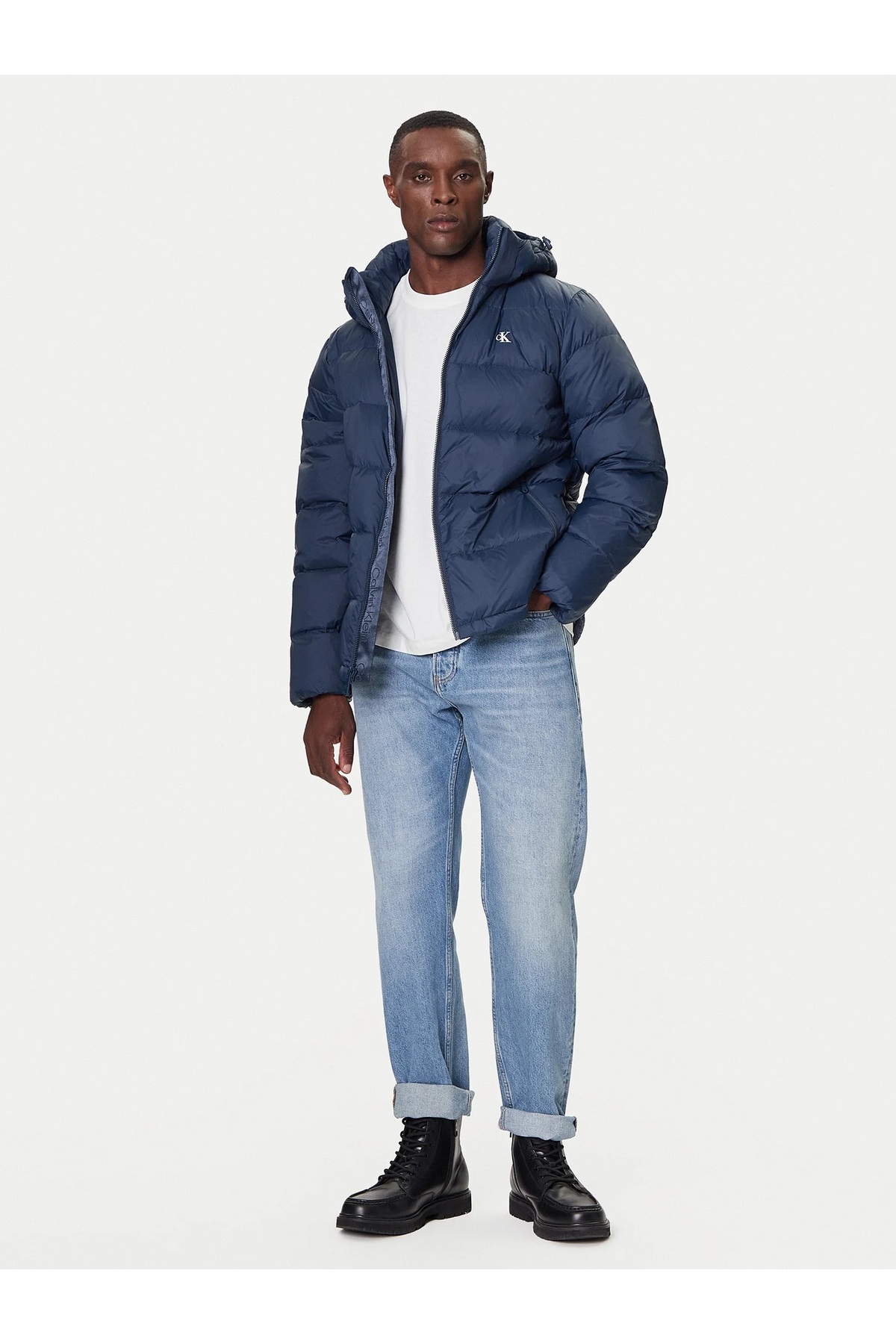 Calvin Klein zipp off mont (%75 kaz tüyü) erkek kaz tüyü mont görsel 2