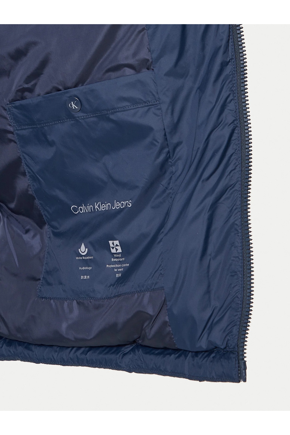 Calvin Klein zipp off mont (%75 kaz tüyü) erkek kaz tüyü mont görsel 6