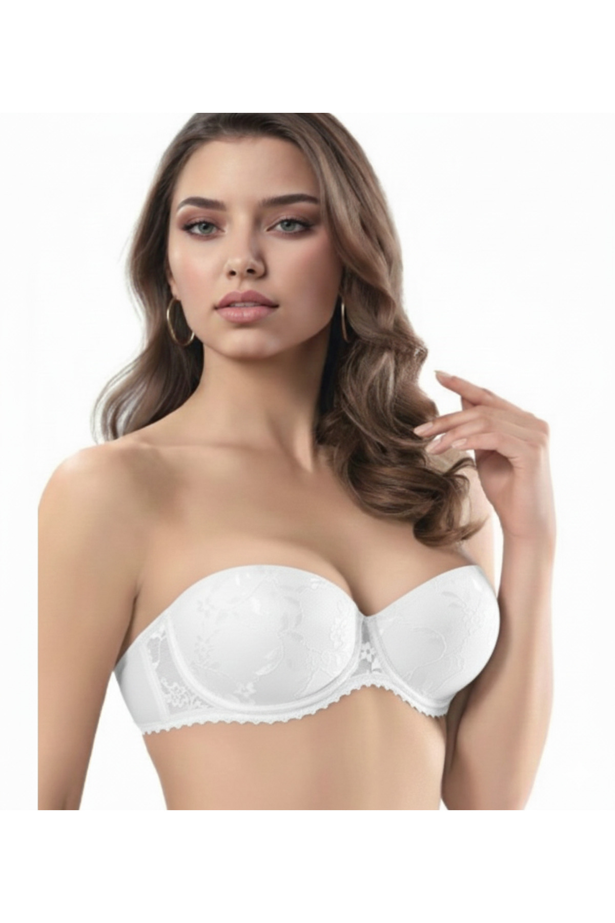 LEJARDIN GLORIA PUSH UP DANTELLİ KADIN SÜTYEN YENİ MODEL BEYAZ