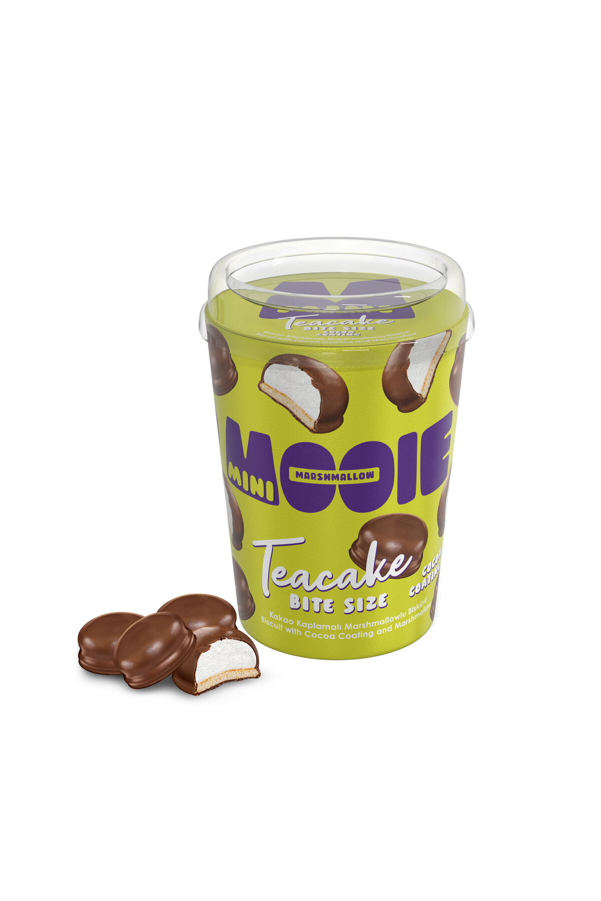 Mooie Teacake Kakao Kaplamalı Marshmallowlu Bisküvi 125 gr x 2