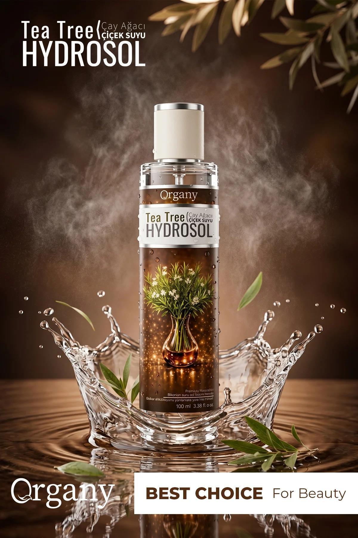 Çay Ağacı Suyu Hidrosolü Yağlı Ciltler için %100 Doğal Arındırıcı Cilt Bakım Toniği Tea Tree Hidrosol 100 ml — OGDSCAM100 — تصویر 3 از 4
