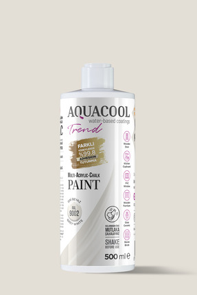 Aquacool Trend Su Bazlı Hibrit Kapı, Dolap, Fayans, Mobilya Boyası Ral 9002 G...
