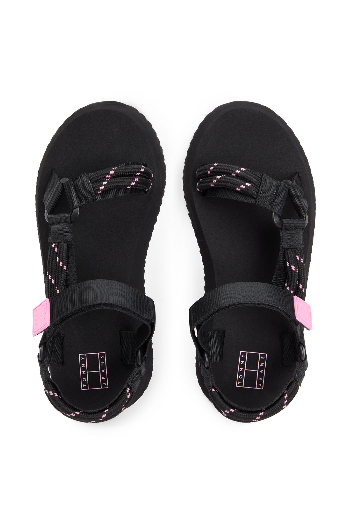 Tommy Hilfiger Siyah Kadın Sandalet EN0EN02970BDS görsel 3