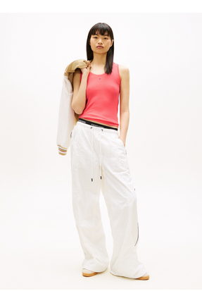Tommy Jeans Pembe Kadın Atlet TJW ESSENTIAL RIB TANK EXT