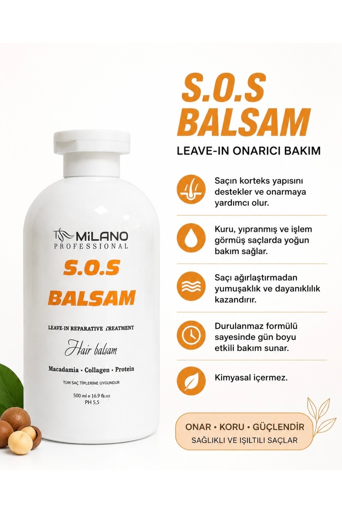 sos saç bakım balsamı — sy1 — تصویر 5 از 8