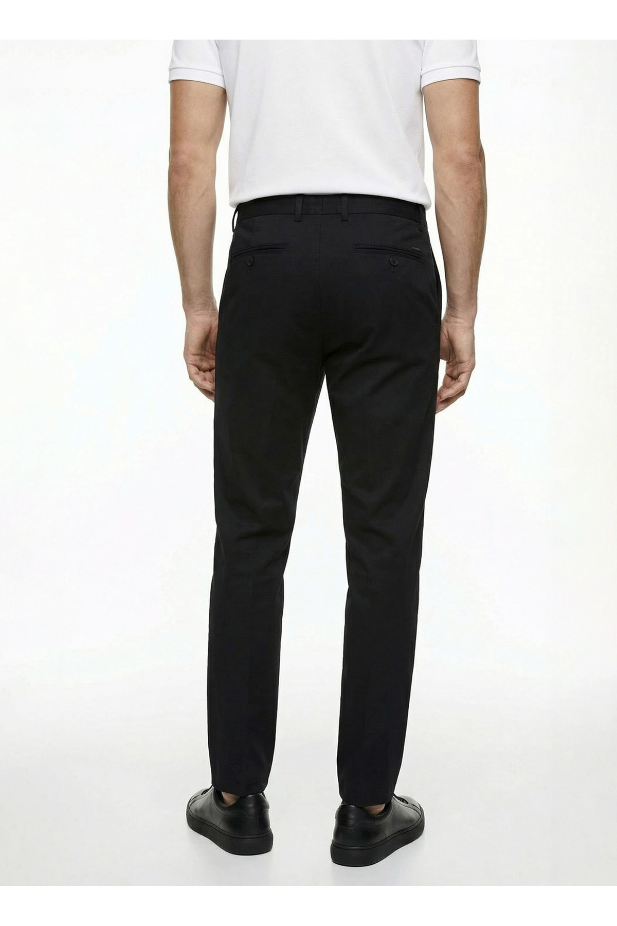 Siyah Erkek Slim Fit Chino Pantolon F6SM-PNT 2501 — مشکی 5003328531 — تصویر 6 از 8