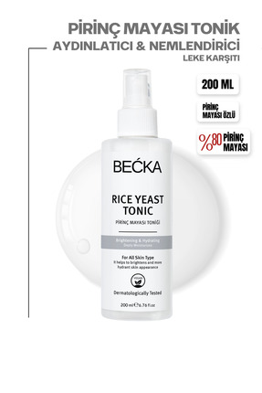 BECKA Rice Yeast Tonic, Beyazlatıcı, Aydınlatıcı Ve Leke Karşıtı Pirinç Mayas...