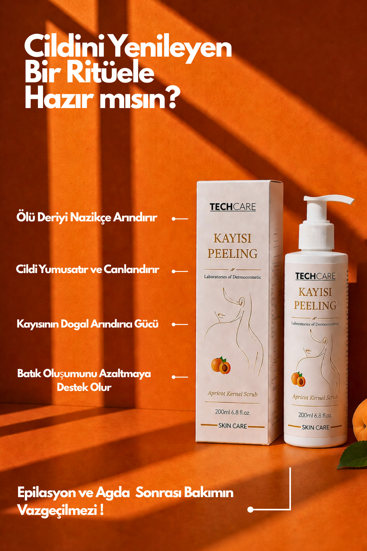 Epilasyon-Ağda Sonrası El & Vücut Peelingi Batık Ve Çilek Bacak Onarıcı 200ML — تصویر 2 از 4