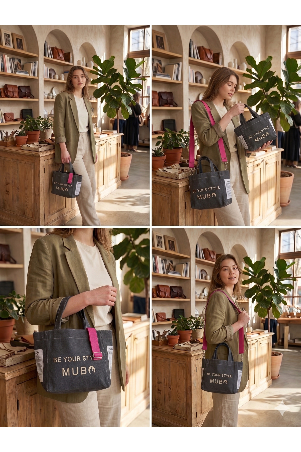 MUBO Orijinal Canvas Çanta The Bag Designed görsel 2