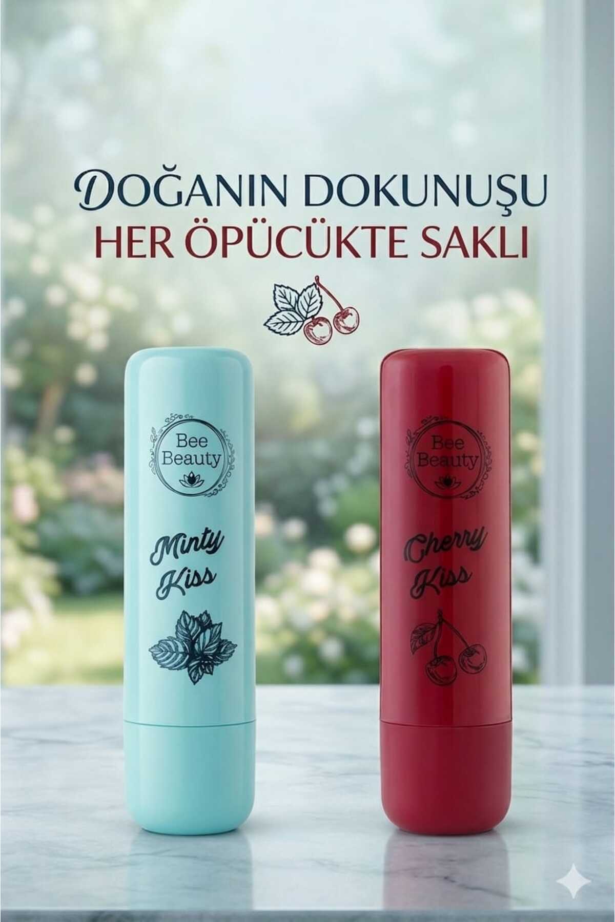 HoneyTrendy Bee Beauty Lip Balm 2 Li Dudak Nemlendiricisi Seti