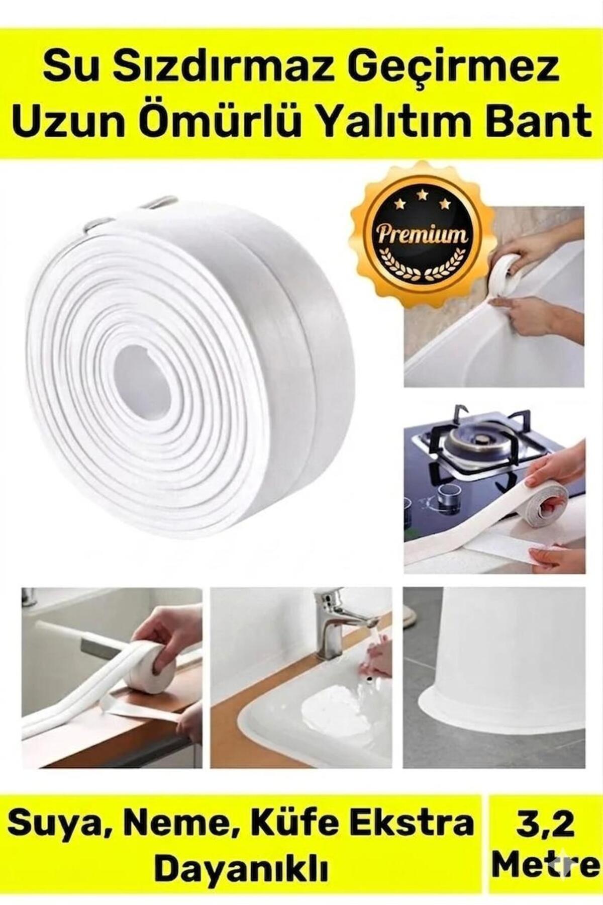 tafce Duş Pvc Lavabo Küvet Tezgah Banyo Mutfak Pencere 3,2 Mt Su Geçirmez Sızdırmaz Yalıtım Bant 1 Adet - Fiyatı, Yorumları