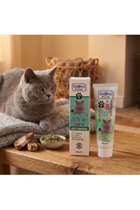 Bioxi Doğal Içerikli Kedi Maltı, Kedi Için Sindirim Desteği, Tüy Yumağı Önley...