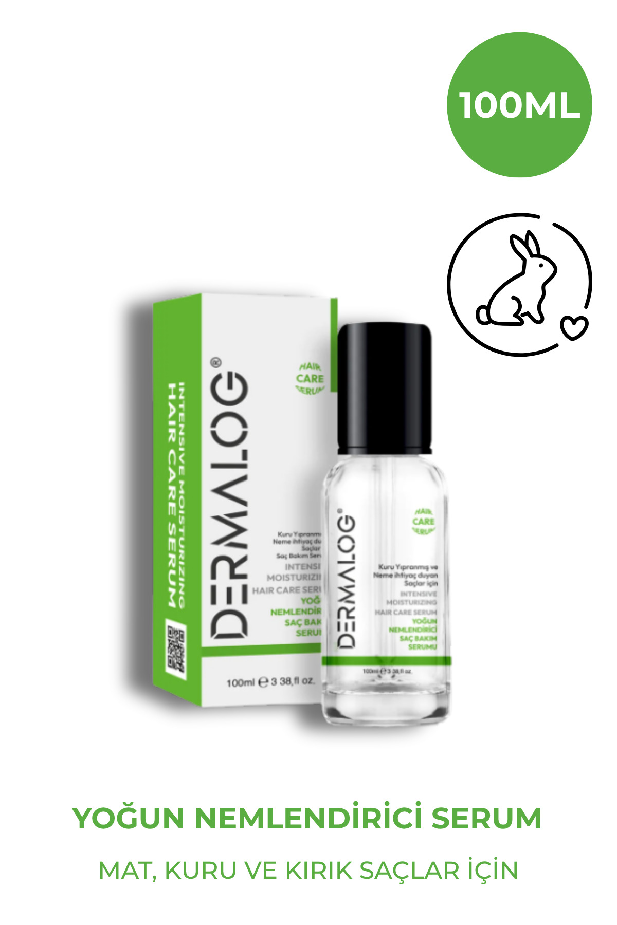 Kuru Ve Yıpranmış Saçlar Için Yoğun Nemlendirici Saç Serumu 100 ml (MULTİ FORMÜL) — DRMLG20 — تصویر 2 از 7