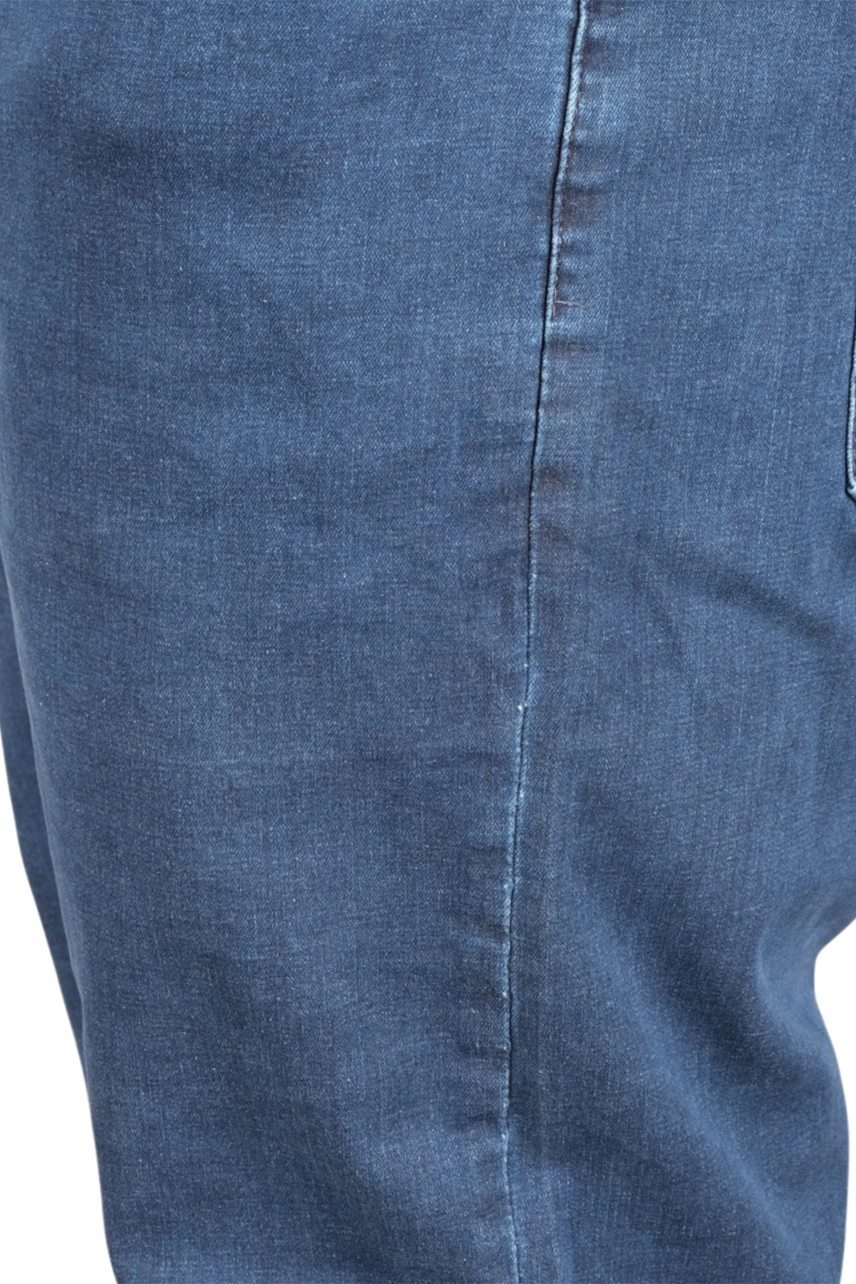 ModeXL Büyük Beden Erkek Kot Pantolon Klasik NEPTN 24900 Mavi görsel 4