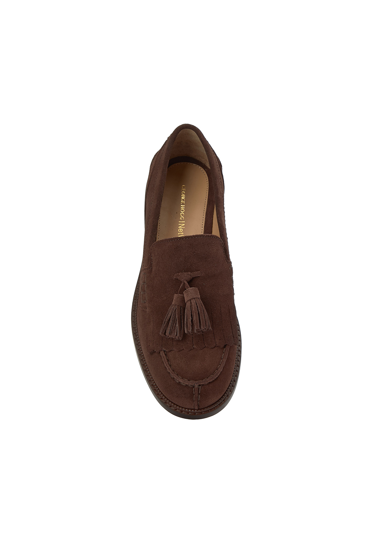 Network Acı Kahve Kadın Süet Loafer görsel 4