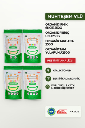 Soul Kitchen Organik Ürünler Organik Sertifikalı İnce İrmik Pirinç Unu Tarhan...