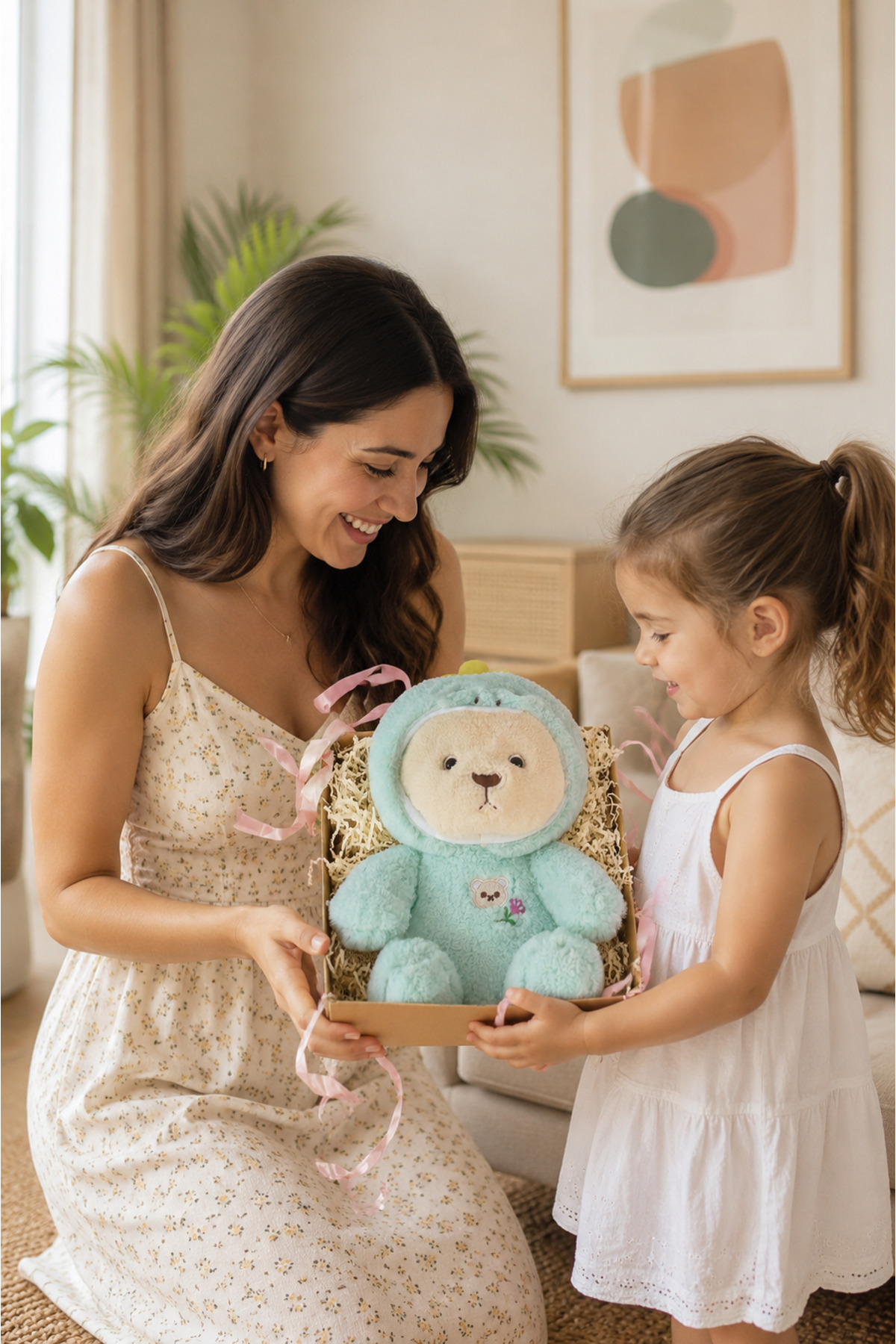 "Hooded Puffy Plush Toy - Soft and Cute, Fun Friend for Kids"