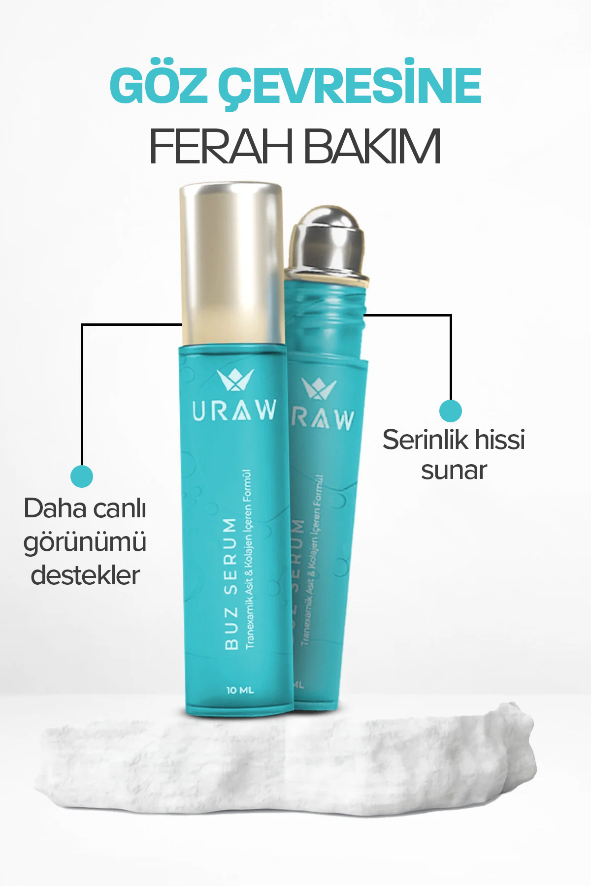 Buz Serum | Göz Çevresi Aydınlatıcı & Canlandırıcı Bakım — Urw70 — تصویر 5 از 5