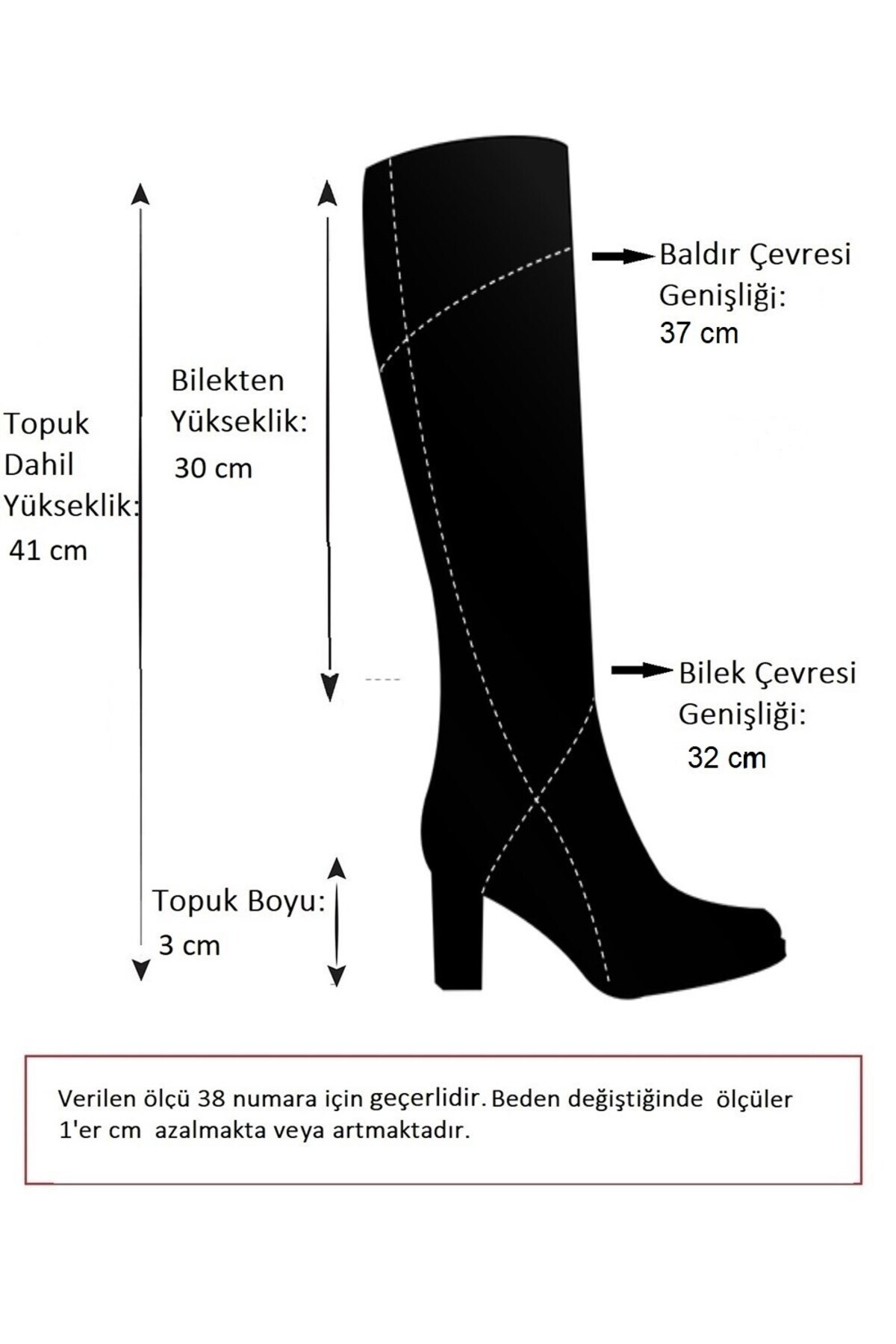 Fox Shoes Siyah Düz Taban Günlük Kadın Çizme L726600909 görsel 7