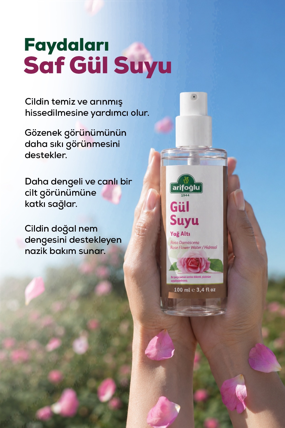 Gül Suyu Sprey 100ml — 700 09 155 — تصویر 4 از 6