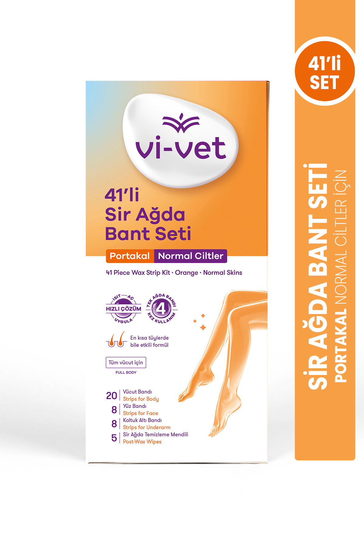 Vi-vet Sir Ağda Bant Seti 41'li Portakal — YLD0775
