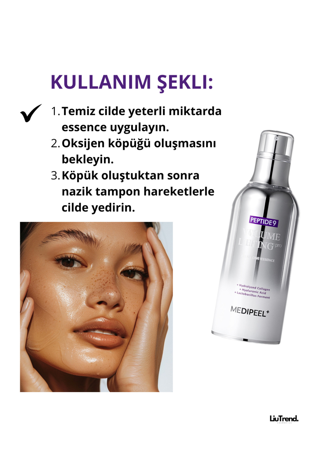 Peptide 9 Volume Lifting All In One Ess. PRO 100 ml Peptitli oksijen lifting özü — M0093 — تصویر 5 از 6