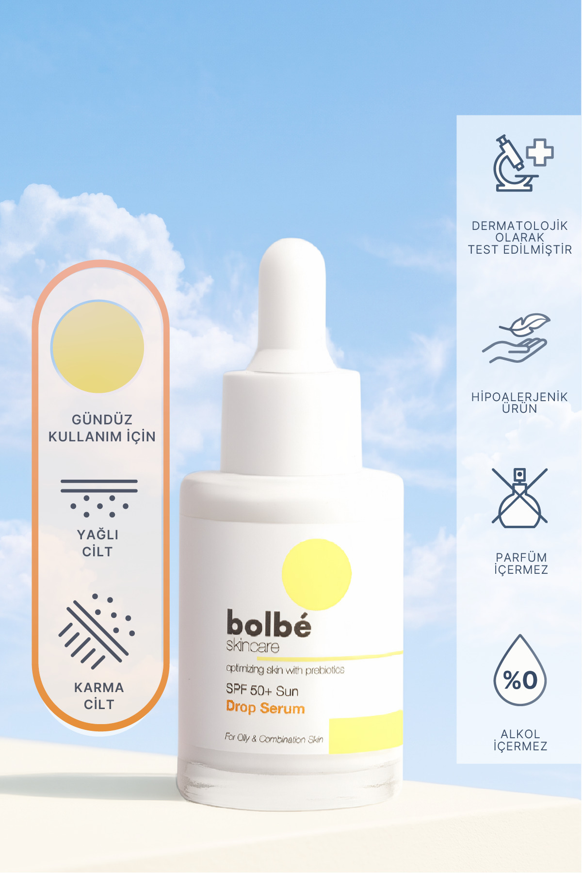SPF 50+ Yüksek Korumalı Leke Karşıtı ve Günlük Güneş Serumu (Invisible Sun Fluid) Sun Drop - 30 ml — 6703c091efcba — تصویر 7 از 8