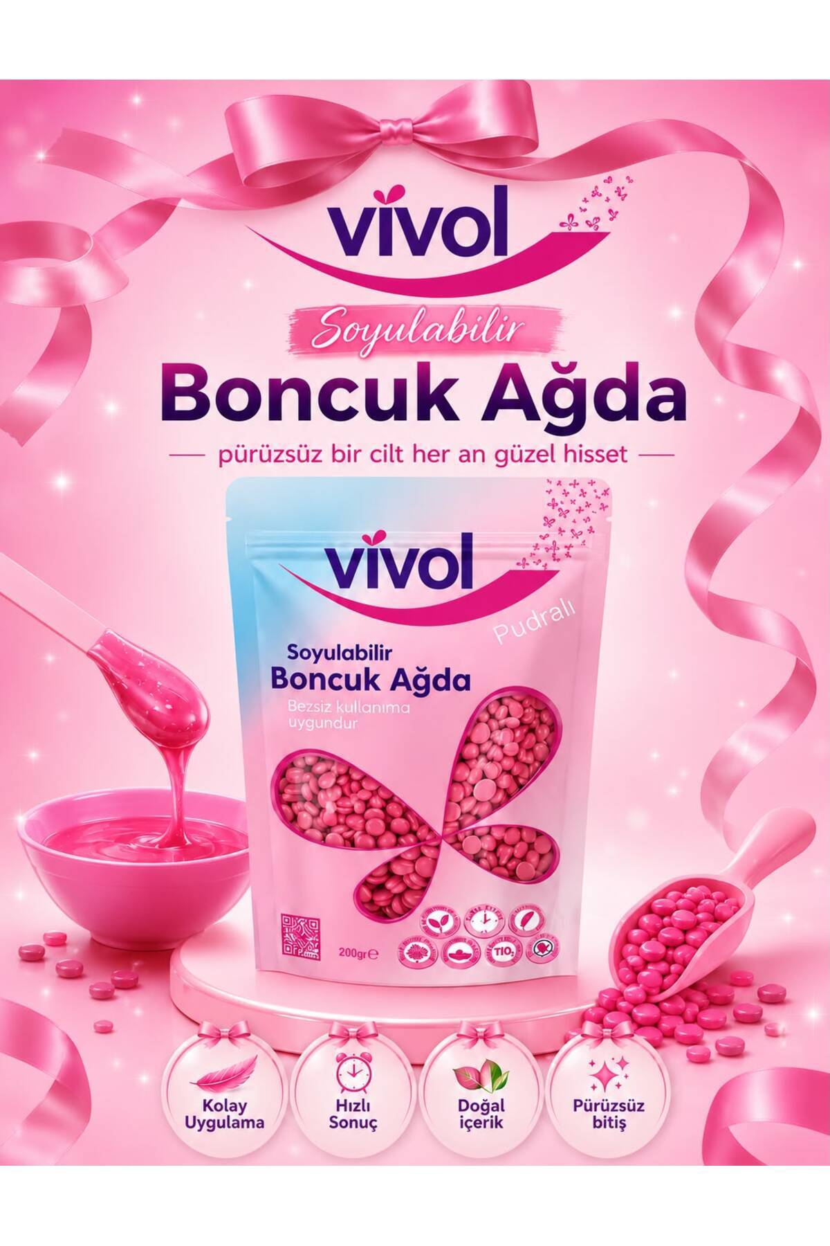 Vivol SOYULABİLİR BONCUK AĞDA PUDRALI — BNCK20