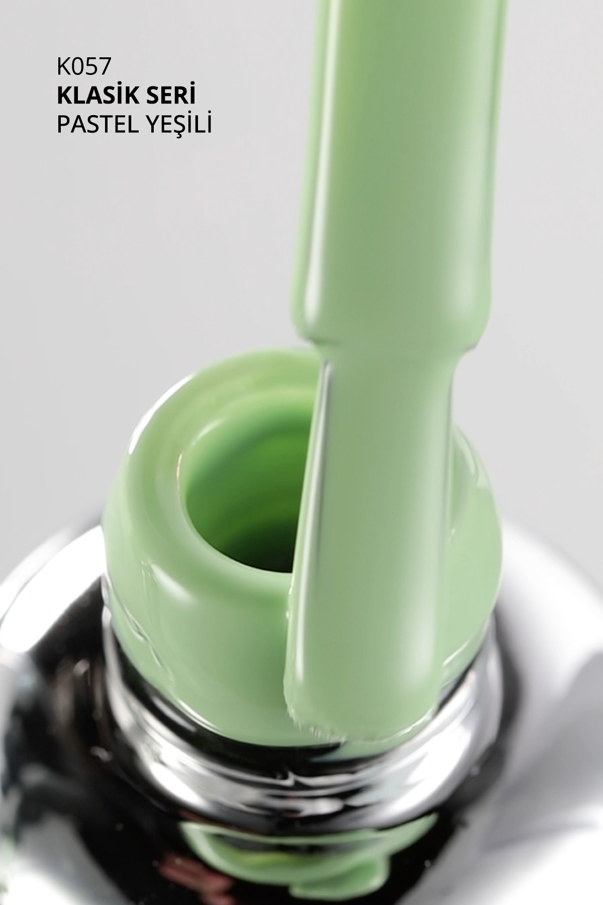 Kalıcı Oje K057, Pastel Yeşili, 10 ml — سبز 8860101A01S09K057 — تصویر 8 از 8
