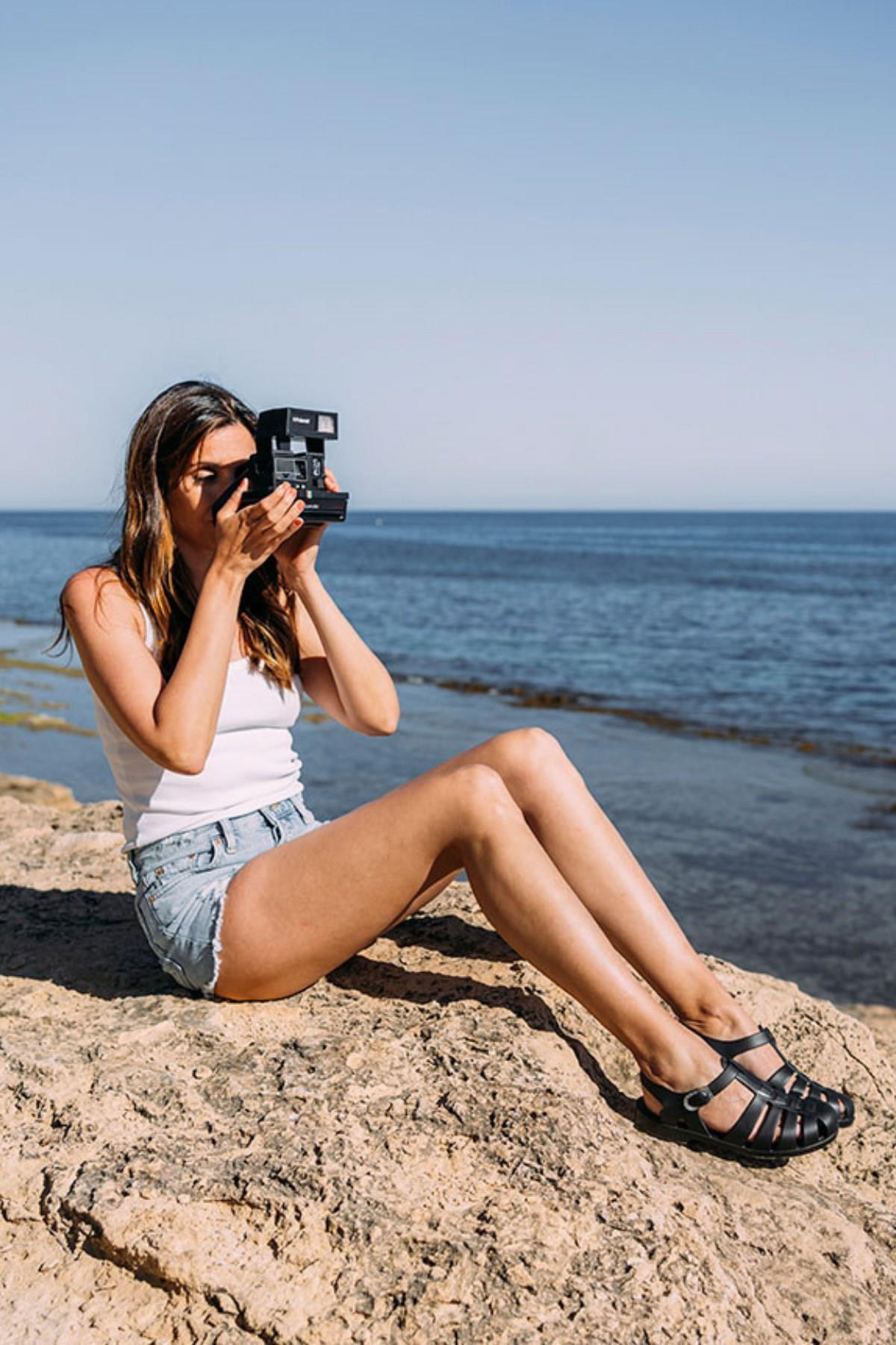 IGOR Siyah Biarritz Mate Kadın Sandalet S10259 görsel 7