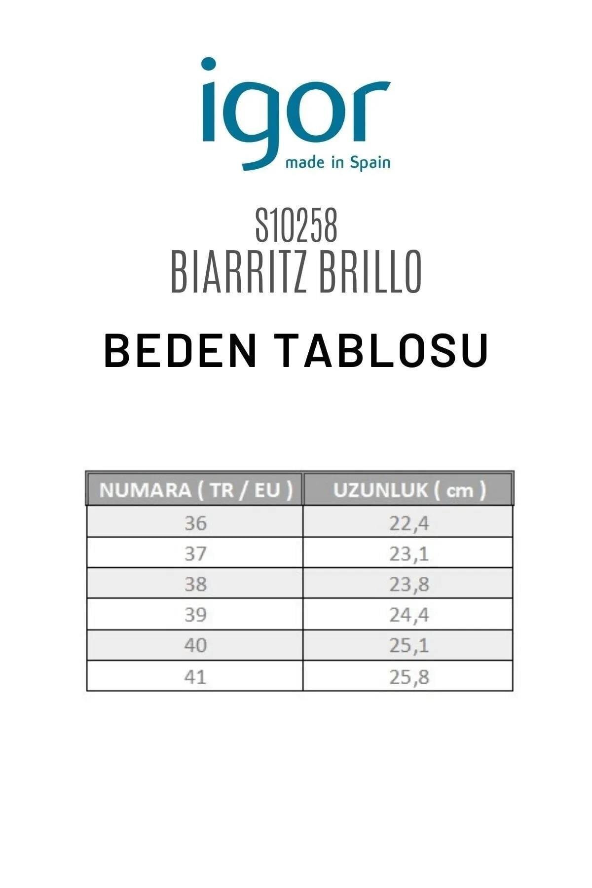 IGOR KADIN TOKALI SANDALET S10259 BIARRITZ MATE görsel 7