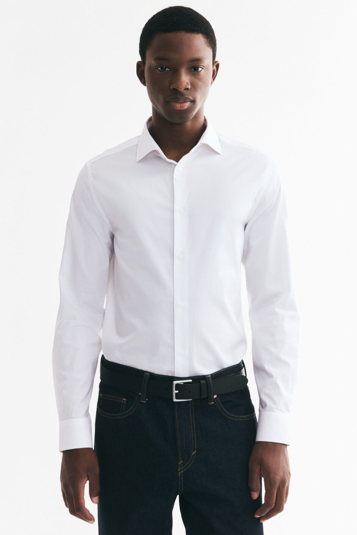 پیراهن نخی اسلیم فیت اچ اند ام پیراهن H&M