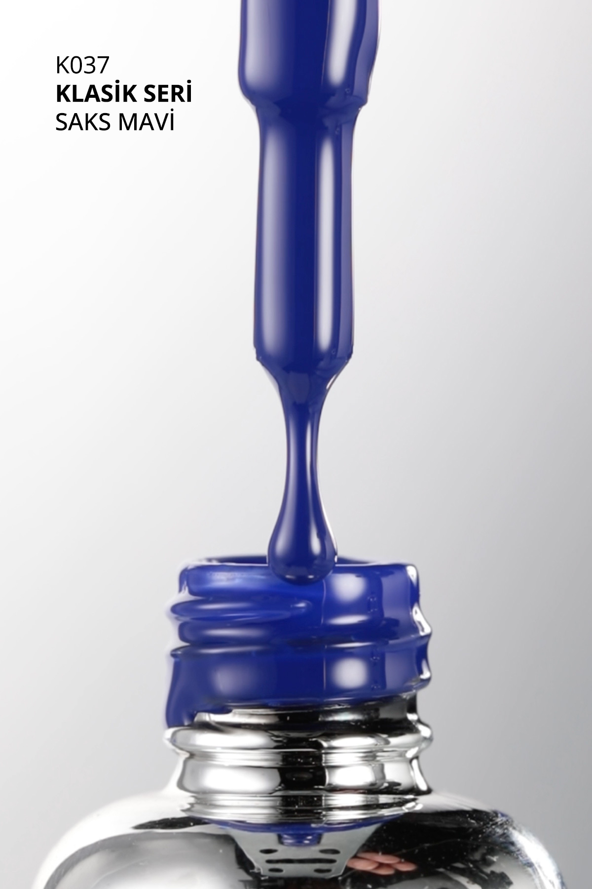 Kalıcı Oje K037,Saks Mavi, 10 ml — آبی 8860101A01S09K037 — تصویر 6 از 7