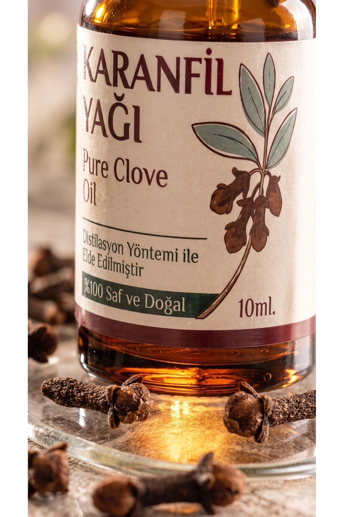 روغن ضروری میخک ۱۰ میلی‌لیتر / ۱۰۰٪ خالص و طبیعی / روغن میخک — A1-Karanfil-yag-10 — تصویر 8 از 8