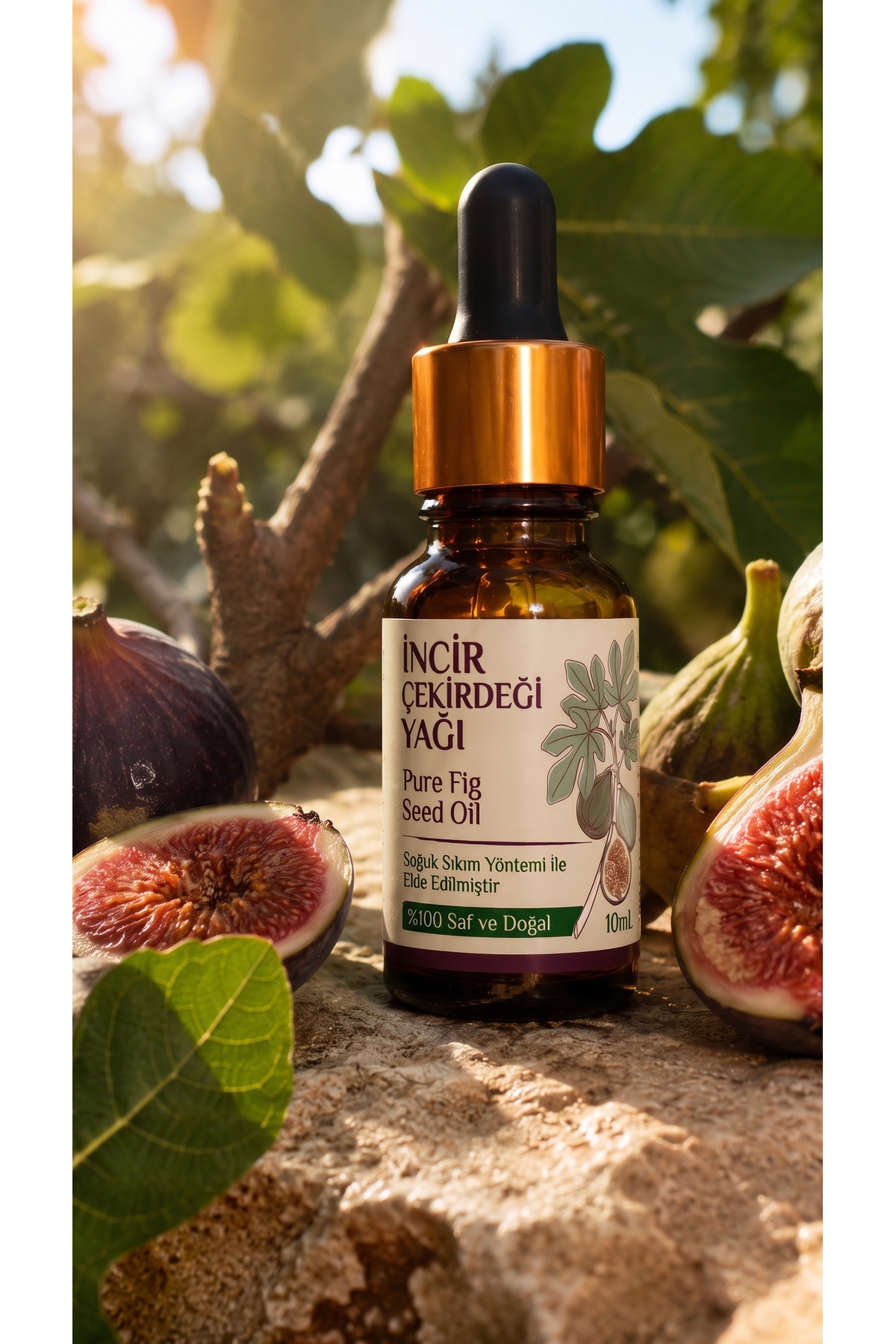 İncir Çekirdeği Yağı 10 ml / Soğuk Sıkım / %100 Saf Ve Doğal / Fig Seeds Oil — A1-İncir-Çekirdeği-yag-10 — تصویر 6 از 8