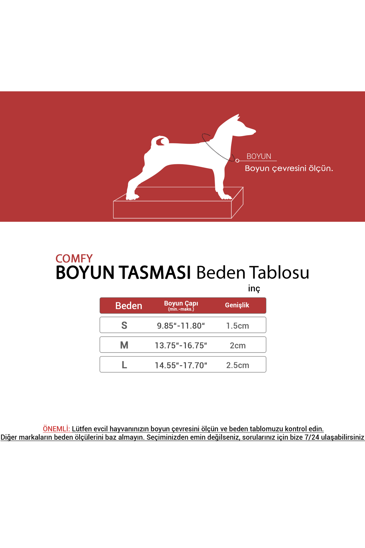 Tailpetz Yumuşak Dokulu Köpek Boyun Tasması - Rahat ve Dayanıklı, Konforlu Siyah