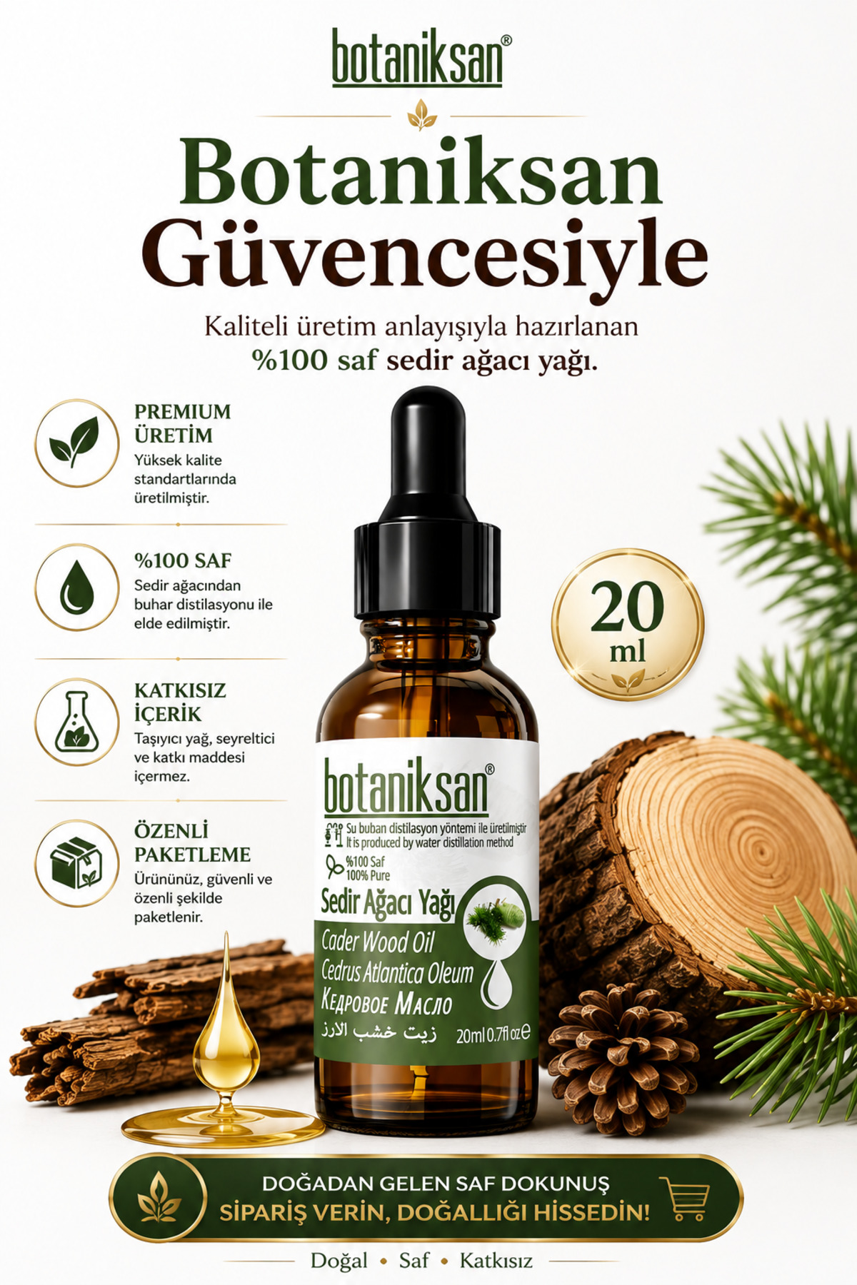 Sedir Ağacı Yağı 20ml — SEDİR AĞACI YAĞI 20ML — تصویر 8 از 8