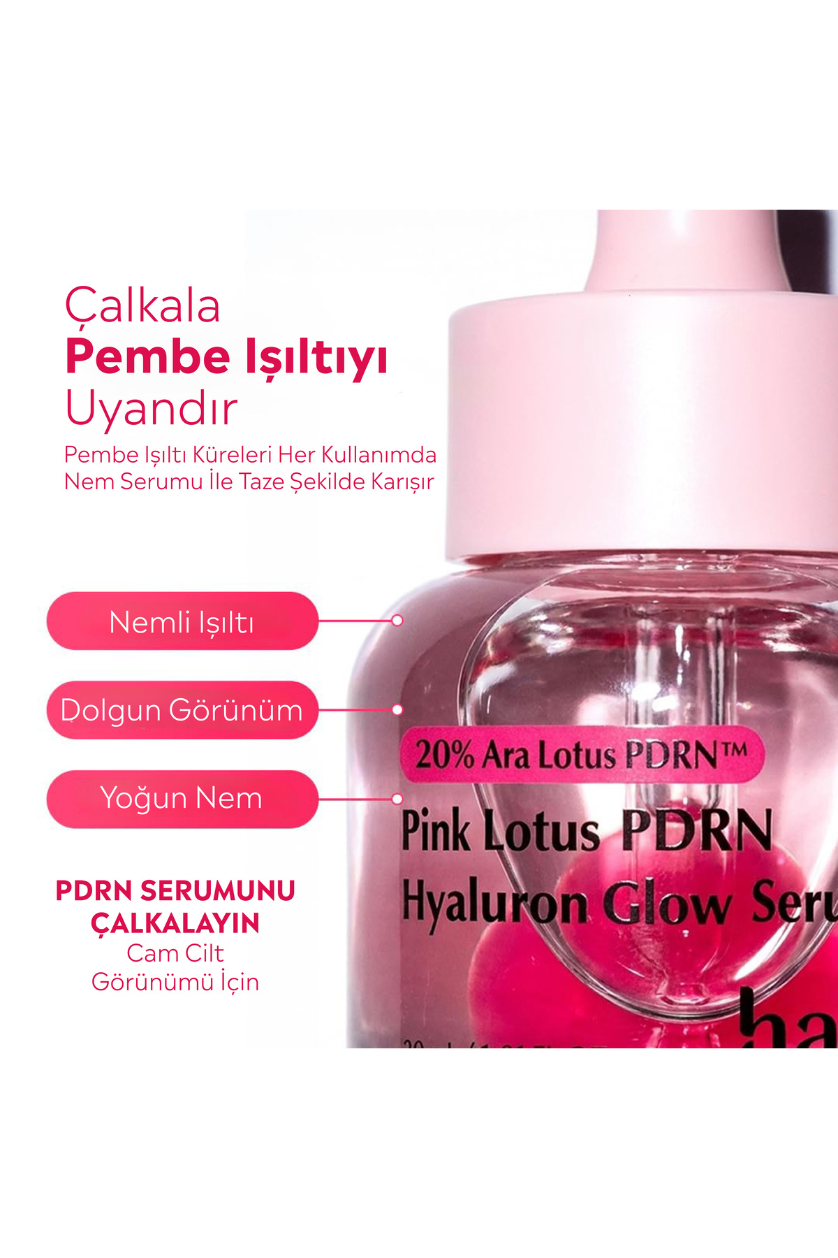 سرم هیالورون گلو پینک لوتوس PDRN 30 میلی لیتر — hslotus — تصویر 2 از 8